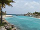 The blue waters of Curacao